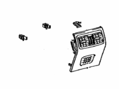 Lexus 58903-50050-L4 Panel Sub-Assy, Console Rear End
