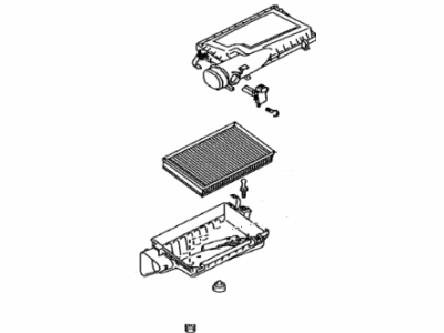 Lexus 17700-38140 Cleaner Assy, Air