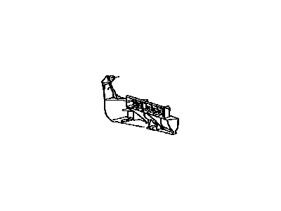 Lexus 52566-50040 Retainer, Rear Bumper, Lower LH