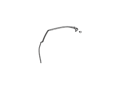 Lexus 67887-50060 Weatherstrip, Rear Door, NO.2 RH