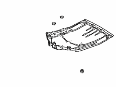 Lexus 58398-50021 Cover, Floor Under