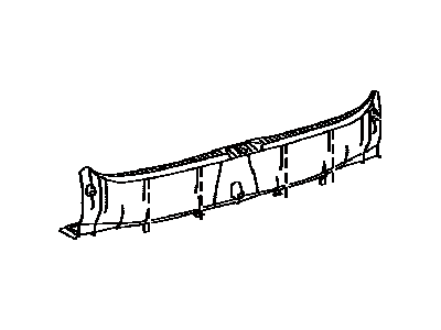 Lexus 58387-50031-C0 Plate, Rear Floor Finish