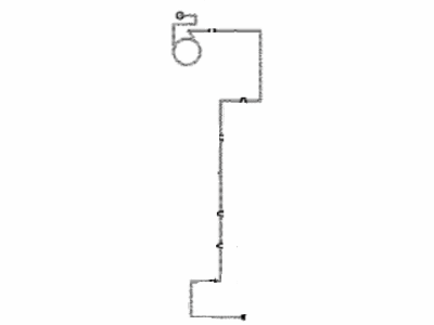 Lexus 47312-60A51 Tube, Front Brake, NO.2