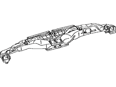 Lexus 55870-60080 Duct Assembly, Heater To RSGISTER