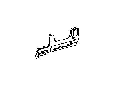 Lexus 55432-60430-A0 Panel, Instrument Panel Finish, Lower No.1