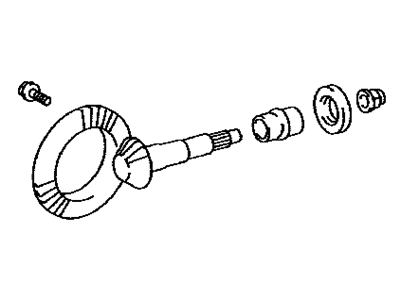 Lexus 41201-80602 Final Gear Kit, Differential