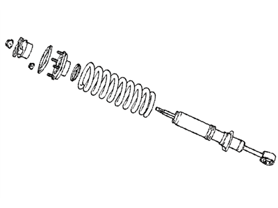 Lexus 48510-69355 ABSORBER Assembly, Shock