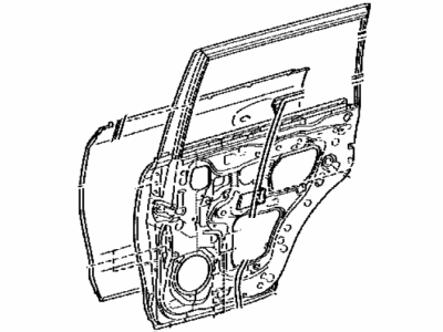 Lexus 67004-60441 Panel Sub-Assembly, Rear Door