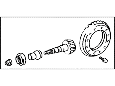 Lexus 41201-80605 Final Gear Kit, Differential