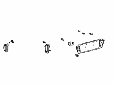 Lexus 76802-60200-G0 GARNISH Sub-Assembly, Ba