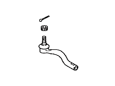 Lexus 45046-69236 End Set, Tie Rod