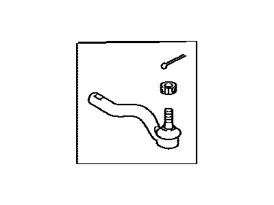 Lexus LX570 Tie Rod End - 45047-69146