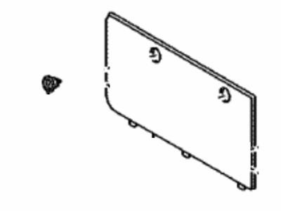 Lexus 64870-60020-B0 Cover, Back Door Trim, Upper, RH