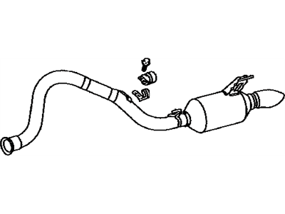 Lexus LX570 Exhaust Pipe - 17430-38551