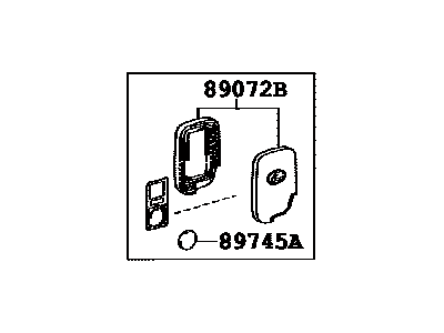 Lexus LX570 Car Key - 89904-60051