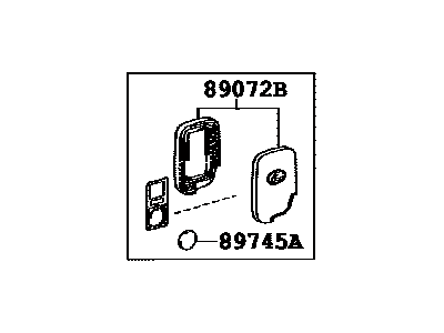 2020 Lexus RX450h Car Key - 89904-48L10