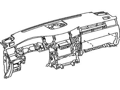 Lexus 55401-60420-C0 Pad Assy, Instrument Panel Safety