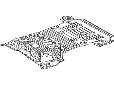 2008 Lexus LX570 Floor Pan - 58311-60830