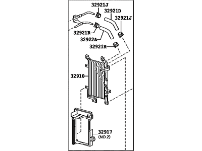 Lexus LX570 Oil Cooler - 32920-60191