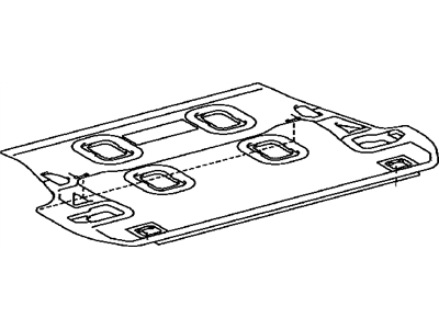 Lexus 58570-60B30-C0 Carpet Assy, Rear Floor