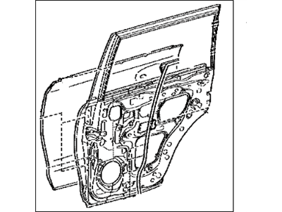 Lexus 67003-60440 Panel Sub-Assy, Rear Door, RH