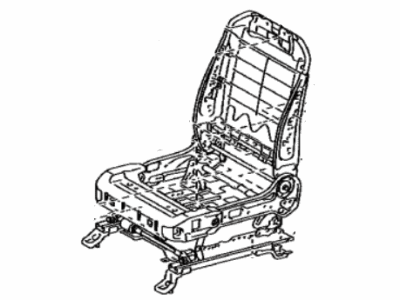 Lexus 71120-60680 Frame Assy, Front Seat W/Adjuster, LH