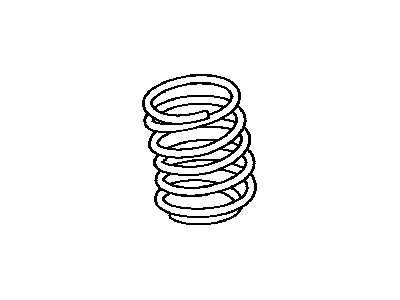 Lexus 48231-60D21 Spring, Coil, Rear