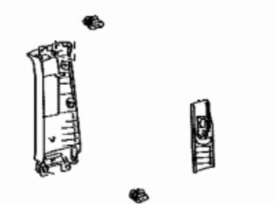 Lexus 62410-60190-C0 GARNISH Assembly Ctr Pi