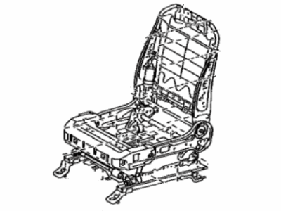 Lexus 71110-60630 Frame Assy, Front Seat W/Adjuster, RH