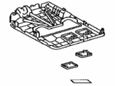 Lexus 72927-60130-A0 Cover, Rear Seat Cushion Under, RH