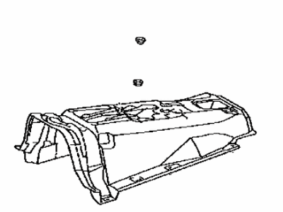 Lexus 58563-60070 SILENCER, FR Floor