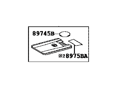 Lexus 89904-53512 Transmitter Sub-Assembly