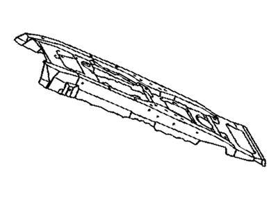 Lexus 58102-60090 Reinforcement Sub-Assy, Front Floor