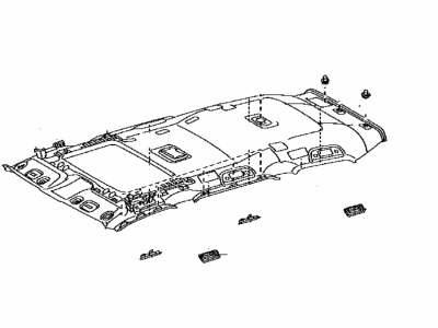 Lexus 63310-60X30-B0 Headlining Assy, Roof