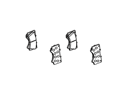 2020 Lexus LX570 Brake Pad Set - 04465-60281