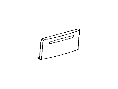 Lexus 74103-60100 Door Sub-Assembly, Front Ash