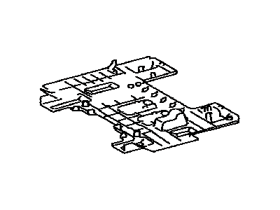 Lexus 79965-60020-A0 Cover, Rear Seat Leg Side, NO.2