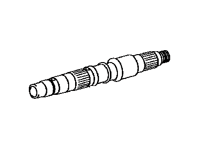 Lexus 36231-60120 Shaft, Transfer Output, Rear