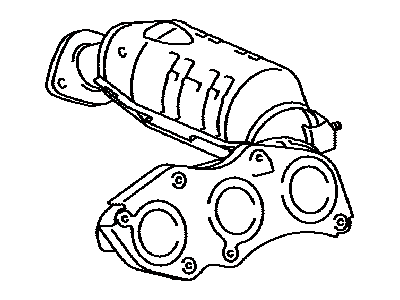 Lexus 17104-20030 Exhaust Manifold Sub-Assembly, Right