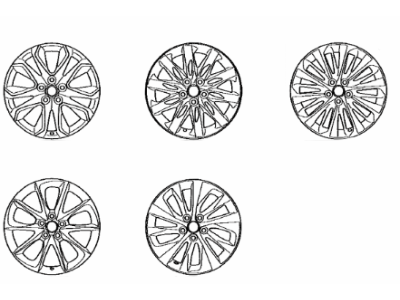 2022 Lexus LS500 Spare Wheel - 42611-50790
