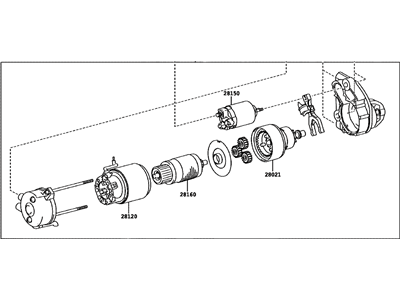 2022 Lexus GX460 Starter Motor - 28100-38070