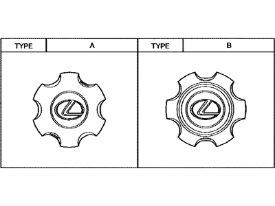 Lexus 4260B-WY010 Cover Sub-Assembly, Wheel