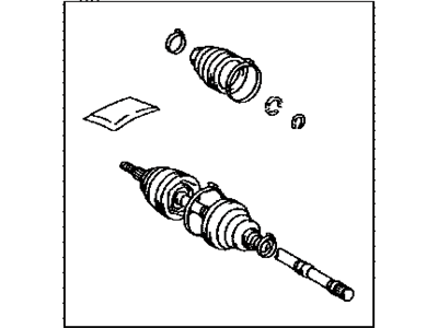 Lexus RX350L Axle Shaft - 43470-80364