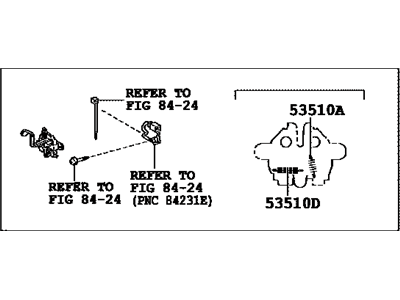 Lexus GX460 Hood Latch - 53510-60320