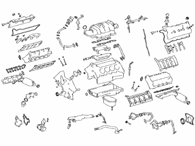 Lexus 04112-38240 Gasket Kit, Engine Valve Grind