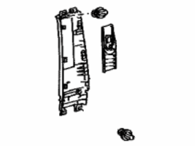 Lexus 62410-60150-B1 GARNISH Assembly, Center Pillar