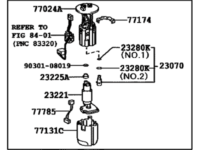 2016 Lexus GX460 Fuel Sending Unit - 77020-35151