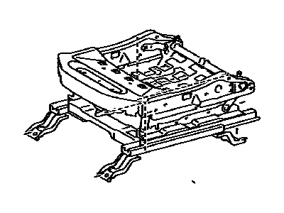 Lexus 71620-60460 Spring Assy, Front Seat Cushion, LH(For Separate Type)