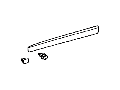 Lexus 75072-60070-E1 MOULDING Sub-Assembly, Front