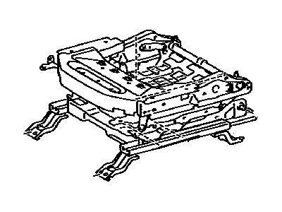 Lexus 71610-24100 Spring Assy, Front Seat Cushion, RH(For Separate Type)